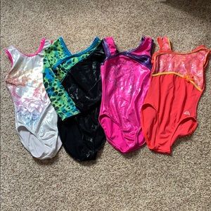 Lot of Youth Gymnastics Leotards